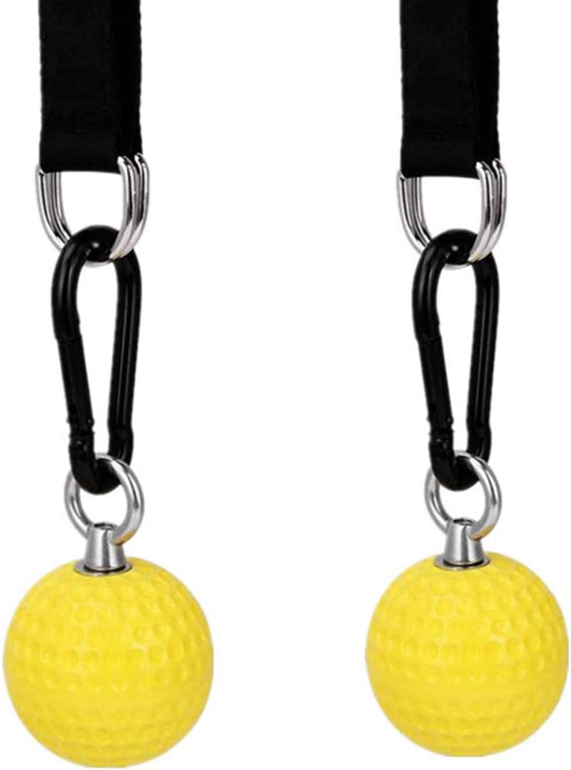 FastUU Climbing Pull Up Power Ball, Yellow Pull Up Arm Strength Training Hanging