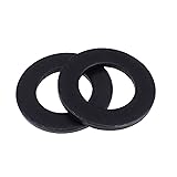 40Pcs M12 Steel Flat Washer, Black Oxide Finish
