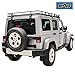 EAG 4 Door Roof Rack Cargo Basket with Wind Deflector Fits for 07-18 Wrangler JK