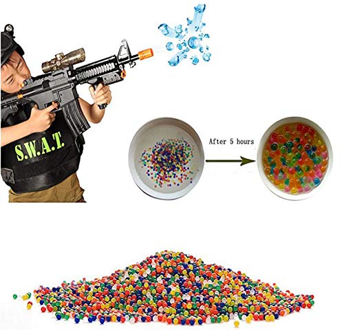 5 Bag Orbeez Soft Crystal Paintball Bullets Long Water Beads Growth Balls Children Gun Airsoft Pistol Parts