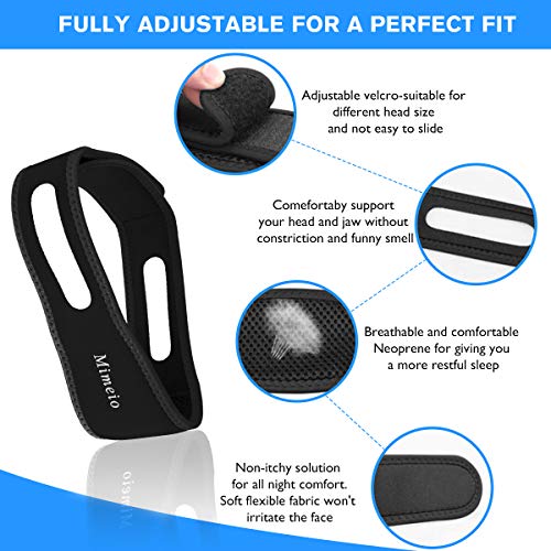 [2019 Newest] Anti Snoring Chin Straps, Stop Snoring Solution Snore Reduction Sleep Aids,Anti Snoring Devices Snore Stopper Chin Straps for Men Women Snoring Sleeping Mouth Breathers - Thumbnail 5