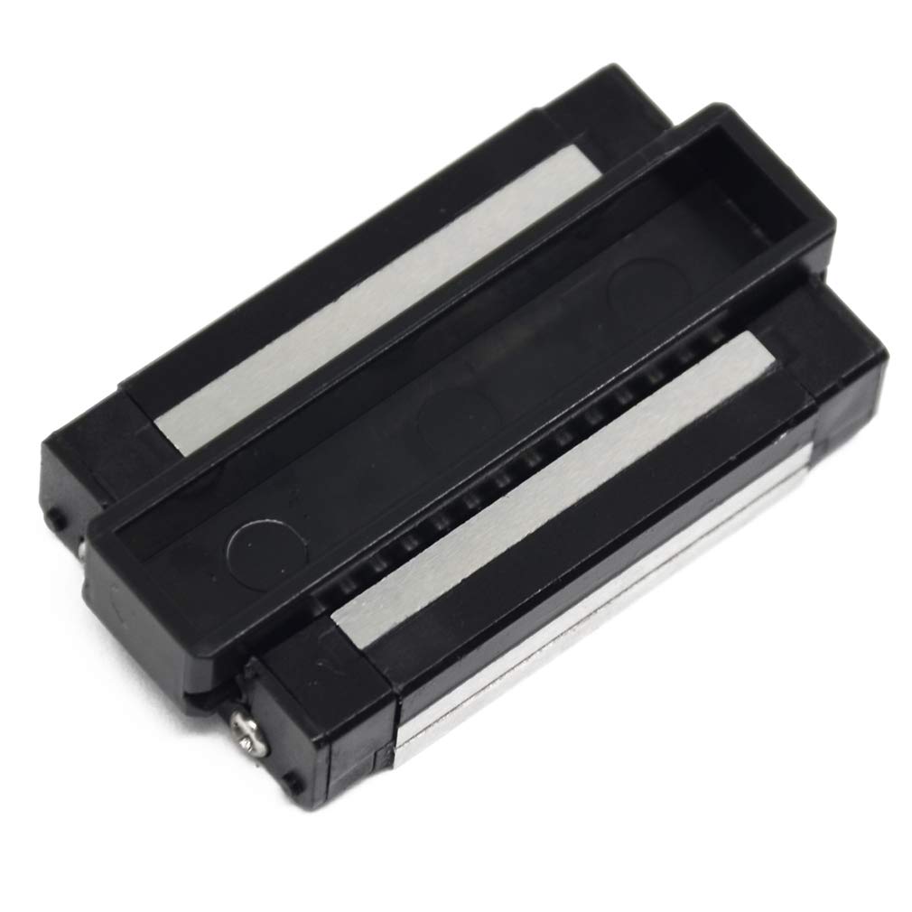 ReliaBot Black MGN12H Carriage Block with Anti-Fall Strips for 12mm MGN12 Linear Motion Slide Rail Guide - Image 3
