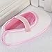 Hot Sale!Canserin Baby Girl Chiffon Flower Elastic Band Walking Shoes (12(6~12 Month), Pink)