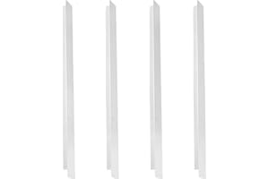 Goktvai 4pcs Steam Table Dividers, 32cm/12.6 Inch Stainless Steel Metal Food Pan Divider Adaptor Bars for Restaurant Kitchen Buffet Prep Table Service Accessories