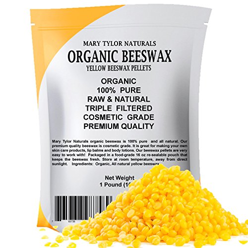 Organic Beeswax Pellets 1 lb + Organic Shea Butter 1 lb + Organic Cocoa