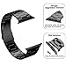 Wolait Compatible with Apple Watch Ultra 2 Band 49mm 46mm 45mm 44mm 42mm, Ultra Thin Solid Stainless Steel Band for Apple iWatch Ultra SE Series 10/9/8/7/ 6/5/4/3,Black