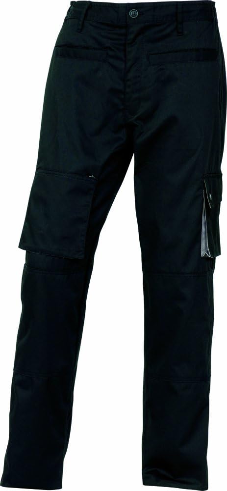 Padded Lined Thermal Work Wear Winter Trousers with Contrast Trim