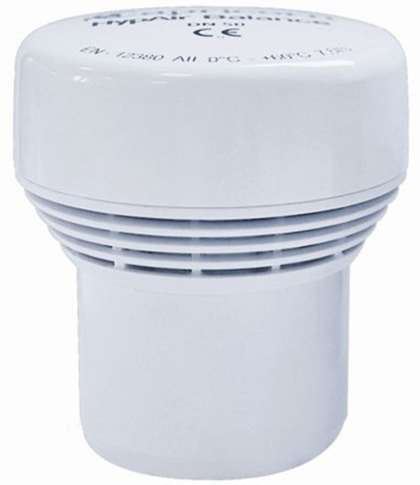 Capricorn Valve d'admission Pour Conduit d'eaux usées dN50 Pour sanitaires/soupape de Ventilation-écran air Balance : 50 mm