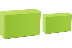 MBKHFLL Yoga Block - Supportive Latex-Free Eva Foam - Soft Non-Slip Surface with Beveled Edges for Yoga, Pilates, Meditation - Yoga Accessories for Stability, Balance, Deepen Stretches