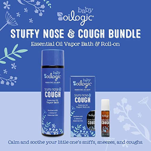 Oilogic Baby Bath Essentials Stuffy Nose & Cough Bundle Vapor Bath