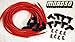 Chevy 400, 350, 327, 307, 305, 302, 283 Red HEI 8mm Silicone Spark Plug Wire Set