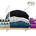 Covers For The Home Sturdy Set of 4 Wire Shelf Dividers - for Solid Shelves - (4 pcs Total)