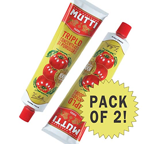Mutti Triple Concentrated Italian Tomato Paste Tube 6.53 Ounce Pack