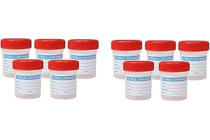 TOPMED ETS 10 Sterile Specimen Cups are Each Individually Packed with a Screw Cap 2oz 50ml 10 Count (10)