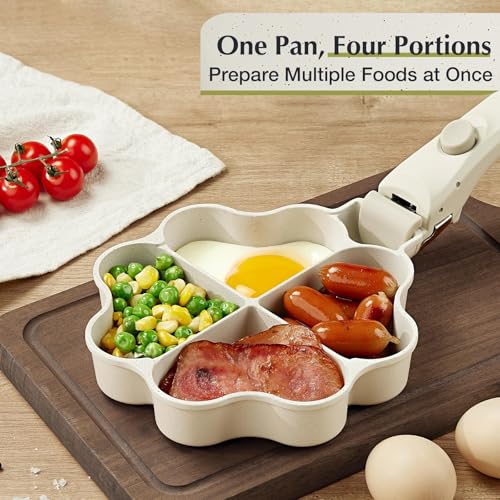 KOCH SYSTEME CS 21 PCS Ceramic Nonstick Cookware Set, Pots and Pans Set with Detachable Handle, Induction Kitchen Cookware Sets Non Stick with Removable Handle, RV Cookware Set, White