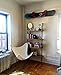 StoreYourBoard Snowboard Display Rack, Naked Wall Rack, Black