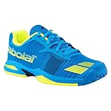 Babolat Junior Jet All Court Tennis Shoe Blue/Yellow