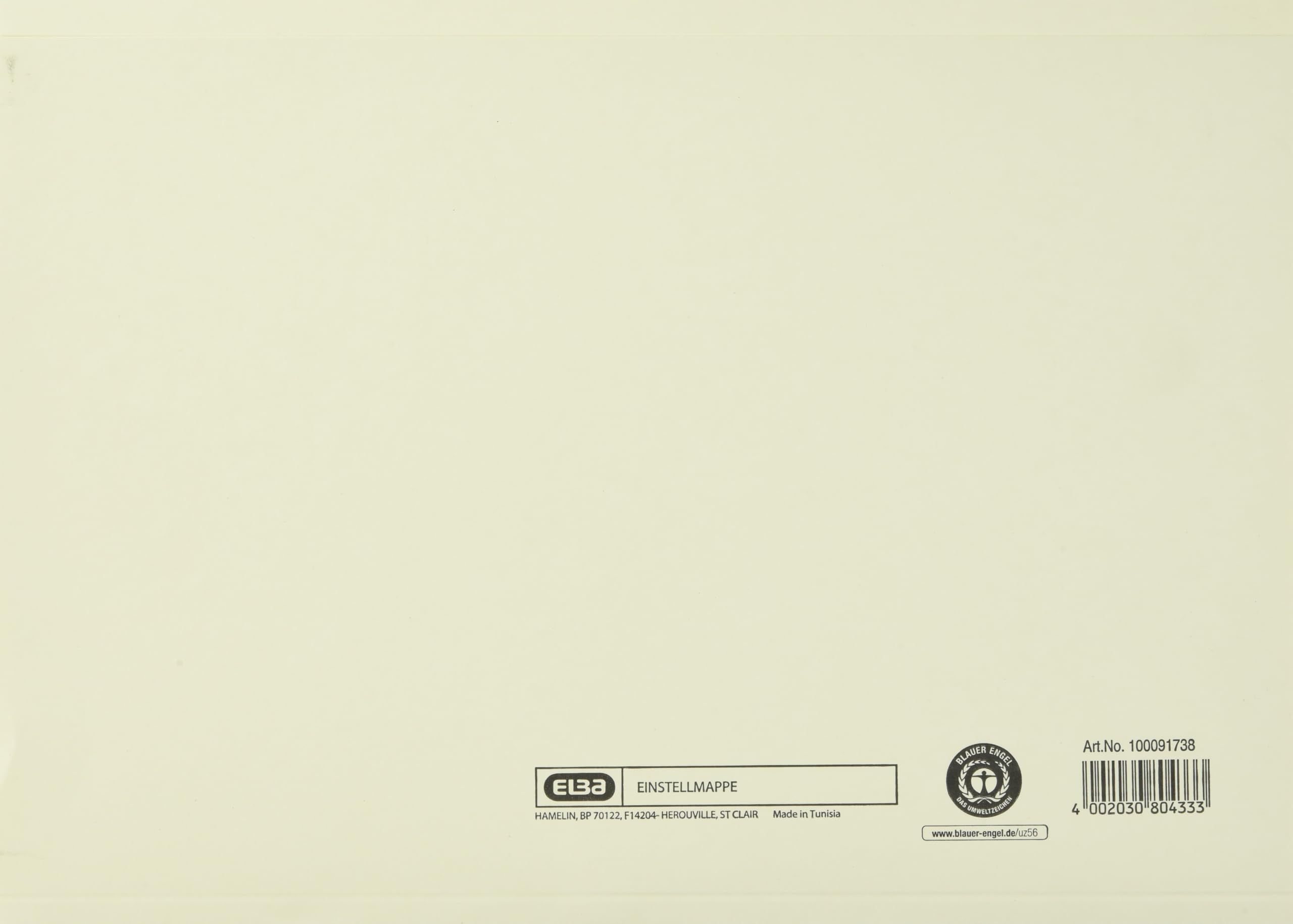 Elba 80433 Folder from Recycled Cardboard with Label Edge Pack of 50 Chamois