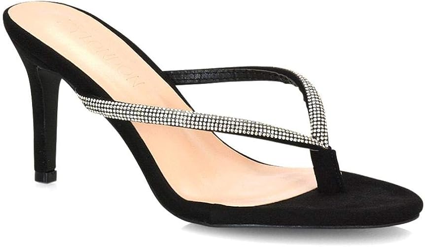 toe post heeled sandals uk