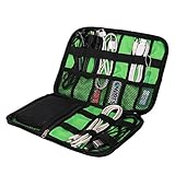 Jusney® Universal Cable Organizer/ Electronics Accessories/ Hard Drive/ Digital Accessories/ Small Headphones/ Mobile Phone Cable/ USB Drive Waterproof Travel Organizer Bag