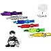 Fartime 6Pcs Metal Kazoos With Lanyards,With 20Pcs Kazoo Flute Diaphragms，Musical Instruments,Good Gift for Kids,A Good Companion for Ukulele, Violin, Guitar,Piano Keyboard.