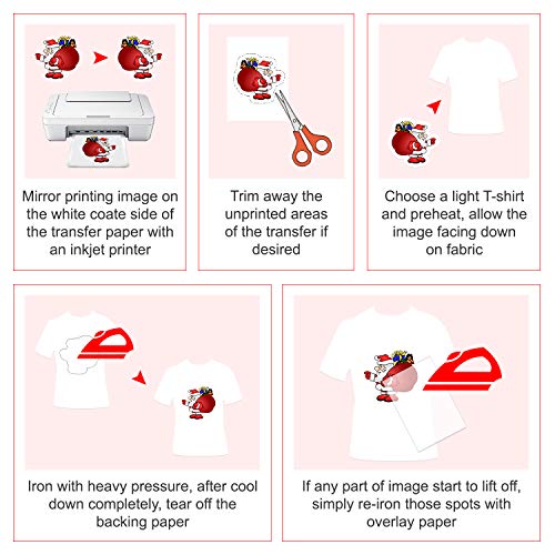 Koala Inkjet Printable IronOn Heat Transfer Paper for Light T Shirts