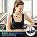 Wireless Headphones Bluetooth 5.0 Earbuds Wireless Earbuds Stereo Bass Magnetic Bluetooth Headphones with Microphone CVC 6.0 Earphones Lightweight Earbuds IPX6 Waterproof for Runningthumb 4