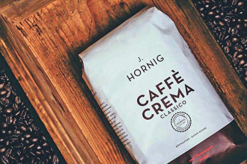 J. Hornig Kaffeebohnen Espresso, Caffè Crema Classico, Großpackung 6x1kg, schokoladiges & nussiges Aroma, für… – Bild 4