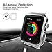 Apple Watch Series 2 Case 38mm, Alritz Crystal Clear TPU Protector Slim Anti-scratch Bumper Cover for iWatch Series 2 Series 1, 2 Pack