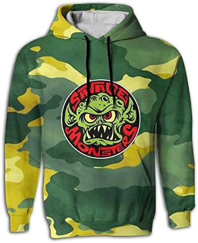 Savage Monsters Logan Paul Men's Hoodies Hooded Sweatshirt Pullover Pockets