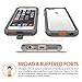 iPhone 6s Case, roocase [Glacier TOUGH] iPhone 6 (4.7) Hybrid Scratch Resistant Clear PC / TPU Armor Full Body Protection Case Cover with Built-in Screen Protector for Apple iPhone 6 / 6s (2015), Granite Black