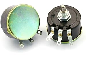 V TELESKY 2PCS WX112 WX050 5W Single-Turn Wire-Wound Adjustable Potentiometer 100R 1K 2K2 4K7 10K 22k 47k (WX112(050) 2.2K)