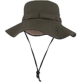 Phaiy Bucket Hat Wide Brim UV Protection Sun Hat Boonie Hats Fishing Hiking Safari Outdoor Hats for Men and Women