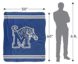LOGOVISION University of Memphis Blanket, 50x60