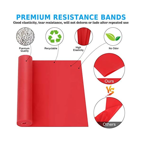 Resistance-Bands-Set-AKBYTCY-Skin-Friendly-Fitness-Exercise-Bands-with-Different-Resistance-Levels-for-Women-Men-Ideal-for-Gym-Home-Workout-Yoga-Pilates-Strength-Training-Legs-59in-Long Resistance Bands Set, AKBYTCY Skin-Friendly Fitness Exercise Bands with Different Resistance Levels for Women & Men…