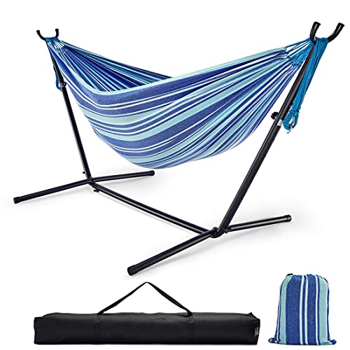 Zupapa Hammock with Stand 2 Person Heavy Duty, Portable Hammock with