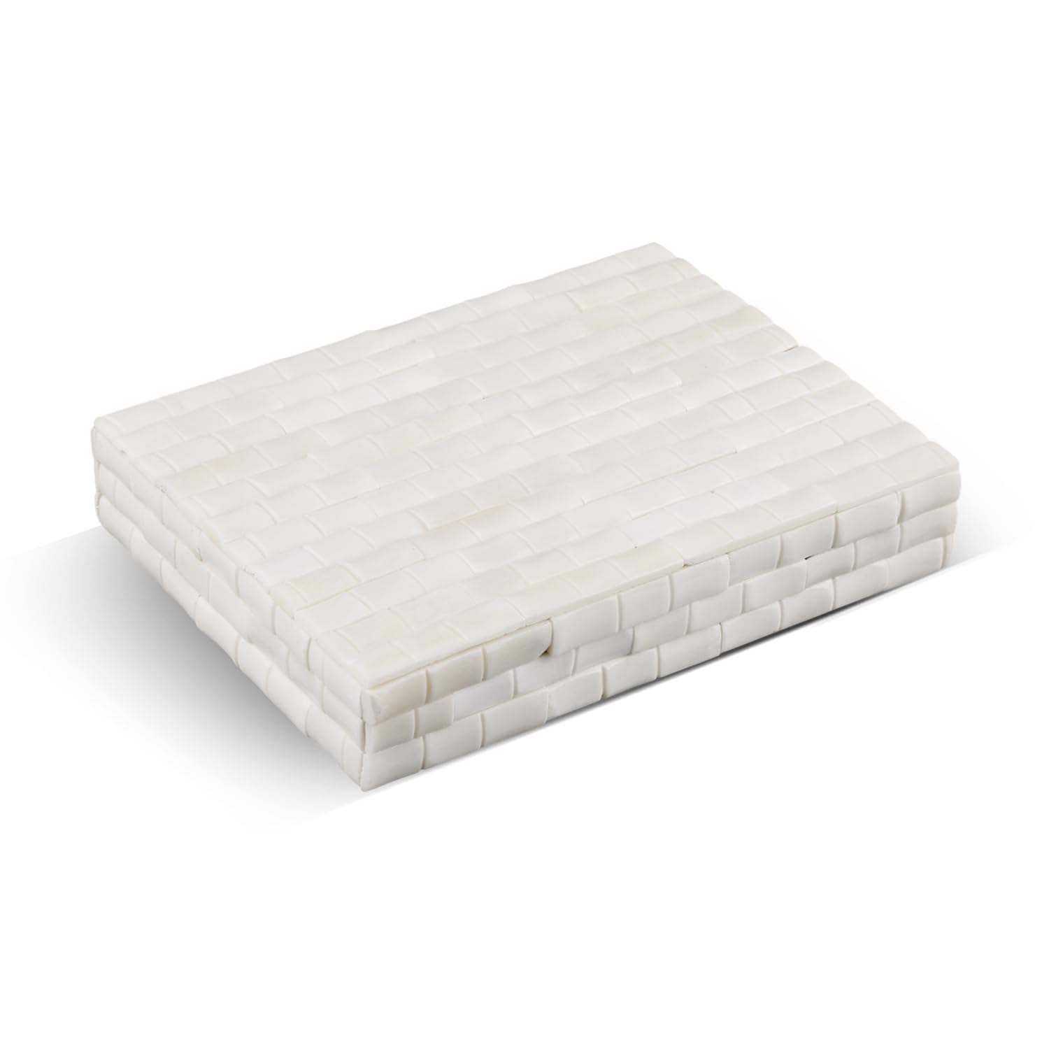 Handicrafts Home Decorative Box 8x6 – Photo Storage Box, Jewelry Organizer, Modern Decorative Storage Box with Lid, Bohemian Table Décor, Vintage Keepsake Box for Shelf or Coffee Table Décor