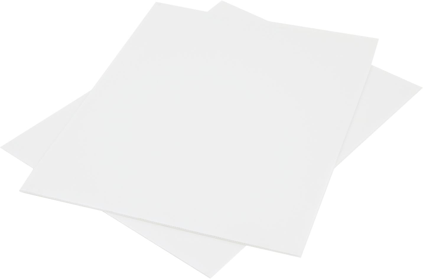 T-SIGN Corrugated Plastic Sheets Coroplast Sign Blank Board, 24 x36 Inches 3/16 Inches Thick for A-Frame Replacement Poster Sheets, 2 Pack White Blanks Sign : Office Products