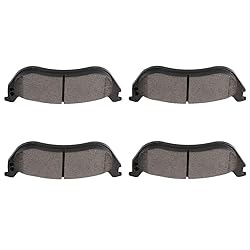 cciyu D1109 Rear Semi-Metallic Disc Brake Pads Kit