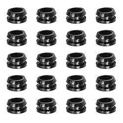 Fielect Rubber Grommet 50Pcs 8mm Inner Dia Oil