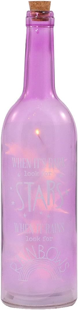 Illuminated Bottles When It Rains Look For Rainbows Light Up Bottle Gift Range