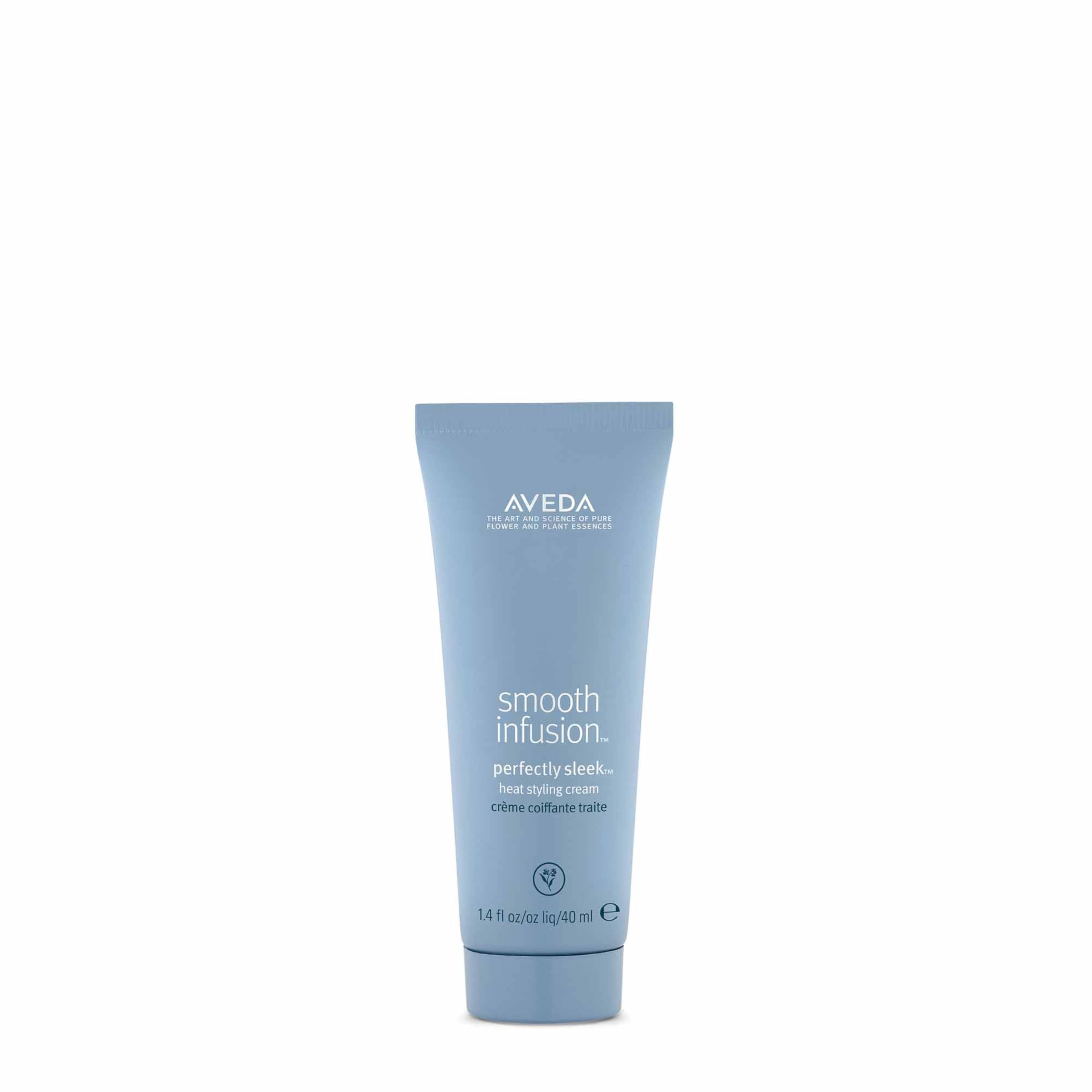 Aveda Smooth Infusion Perfectly Sleek | Heat-Activated Hair Styling Cream | Curly & Coily Hair | Protects Against Frizz, Humidity & Heat | Silicone Free | 97% Naturally Derived*, 40ml