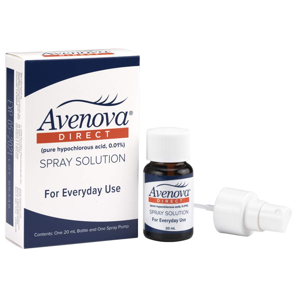 Avenova Direct For Eyelids And Eyelashes Styes Dry Eyes Blepharitis Meibomian Gland Dysfunction And Red Eyelids 001 Hypochlorous Acid Spray - 