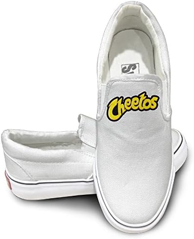 TAYC Cheetos Logo Non-slip Sneaker Canvas Flat White