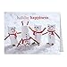 Marshmallow Snowmen Holiday Card Pack / 25 Seasonal Greeting Cards Including Envelopes/Whimsical Winter Happiness Food Design And Joyful Wishes Note