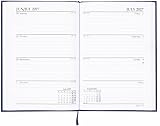 evelay 2027 Diary A5 Week to View Navy Hardback with Ribbon Bookmark view 3