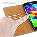 HOOMIL Samsung Galaxy S5 Case, Samsung Galaxy S5 Wallet Case Premium Leather Folio Case, Flip Book Style Wallet Cover with TPU Shockproof, Stand, Card Slots and Cash Pocket for Samsung Galaxy S5 Black