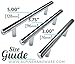ALPINE HARDWARE Solid Euro Style Bar Handle Pull-25Pack ~5 inch Hole Center & 7.5 inch Length-Heavy Stainless Steel T-Bar Pull W/ a Polished Chrome Finish-Cabinet Hardware