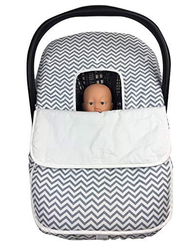 Baby Car Seat CoversΓ’β¬βSoft Breathable Infant Carseat Canopy For Boys & GirlsΓ’β¬βCozy Filled 100% Cotton FabricΓ’β¬βAny Weather or Season, Universal FitΓ’β¬βPremium Quality Design By Lil Me (Gray Chevron) Baby Car Seat CoversΓ’β¬βSoft Breathable Infant Carseat Canopy For Boys & GirlsΓ’β¬βCozy Filled 100% Cotton FabricΓ’β¬βAny Weather or Season, Universal FitΓ’β¬βPremium Quality Design By Lil Me (Gray Chevron)