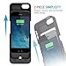 iPhone 5s Battery case, iPhone 5 Battery case, UNU DX-5 iPhone 5/5S Charger Case [Black] (Gen 2) - MFI Certified 2300mAh Charger Protective iPhone 5/5S Charging Case/Power Juice Bank Battery Pack